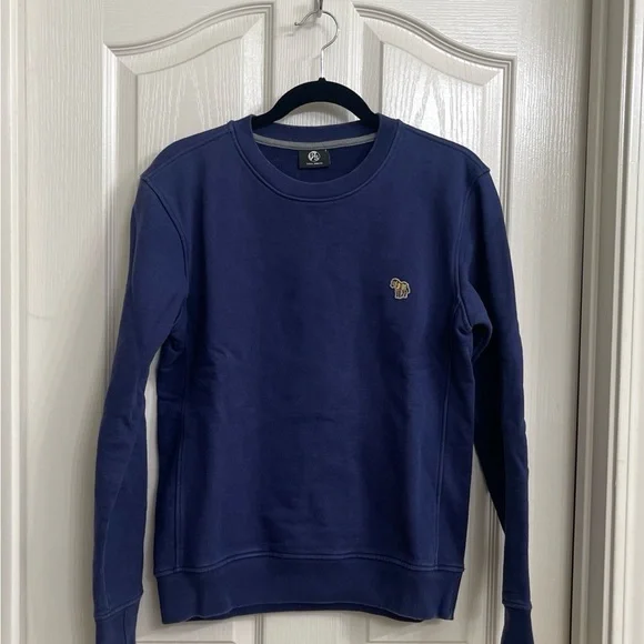 PAUL SMITH Zebra Logo Cotton Sweatshirt Size Small - Picture 1 of 5